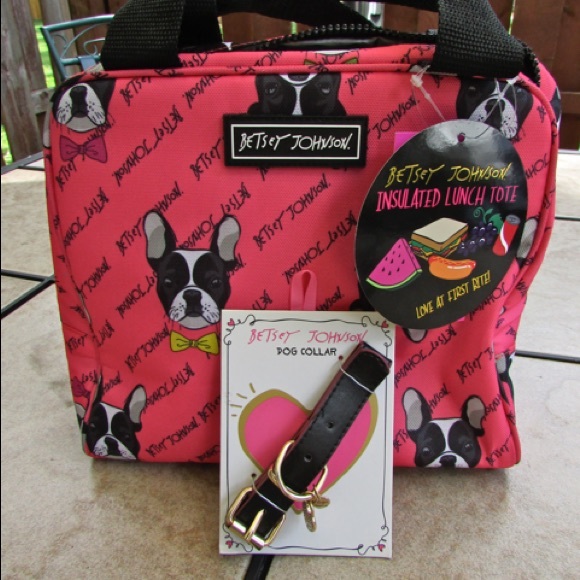Betsey Johnson Handbags - Betsey Johnson Insulated French Bulldog Lunch Tote